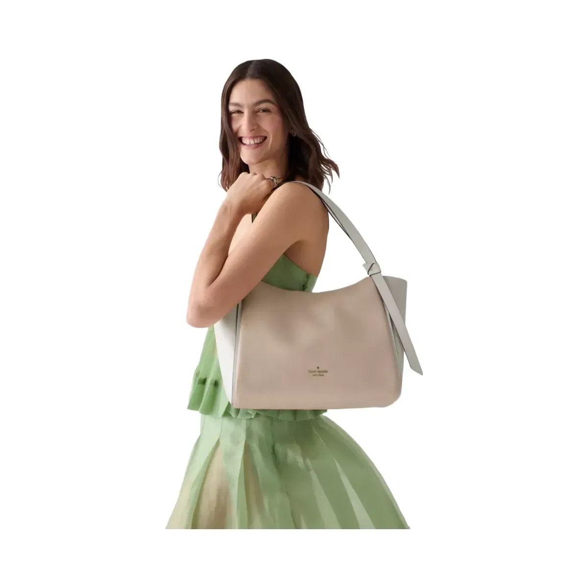 Kate Spade Knott Tote Bag Light Cream Multi