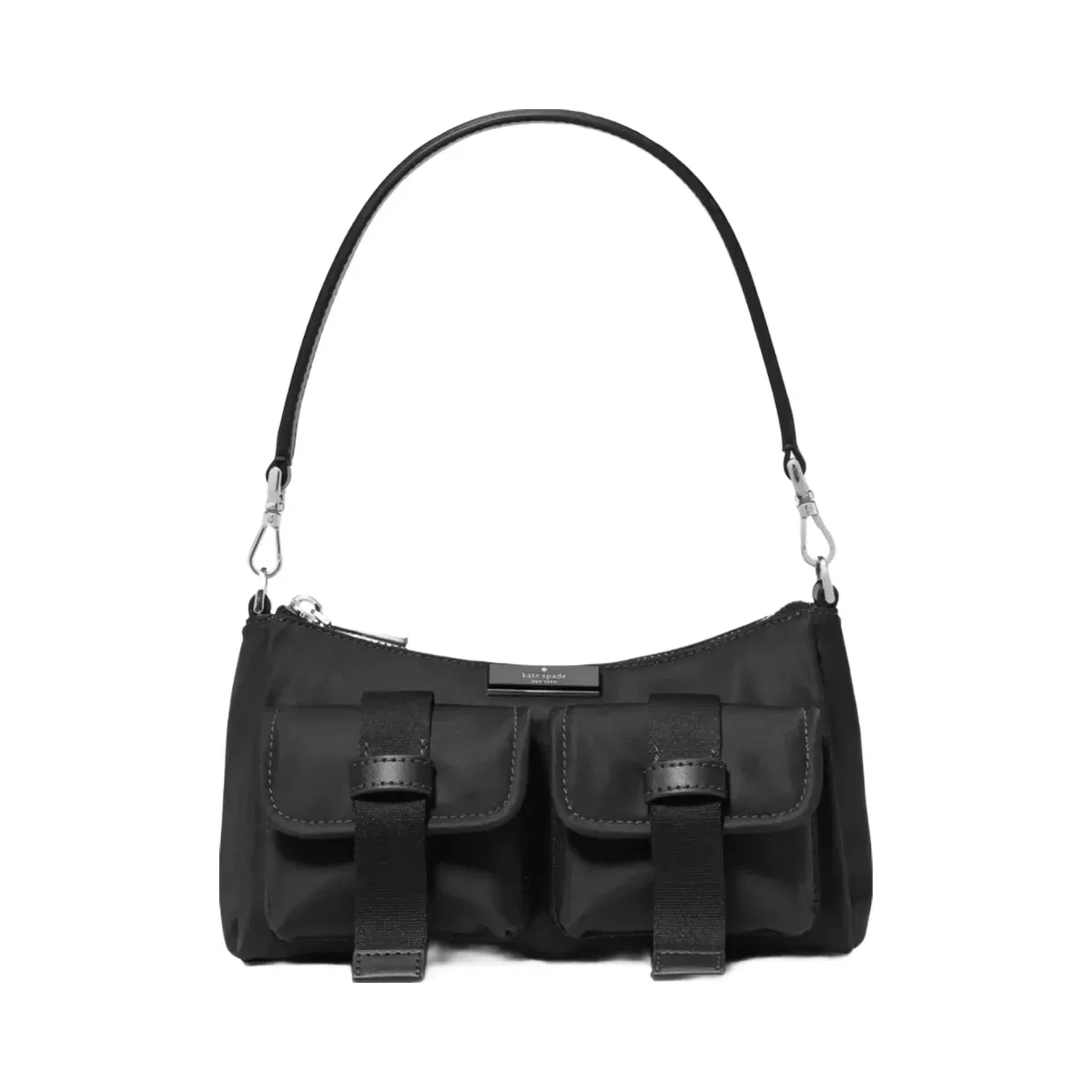 Kate Spade Carter Nylon Cargo Crossbody Bag Black