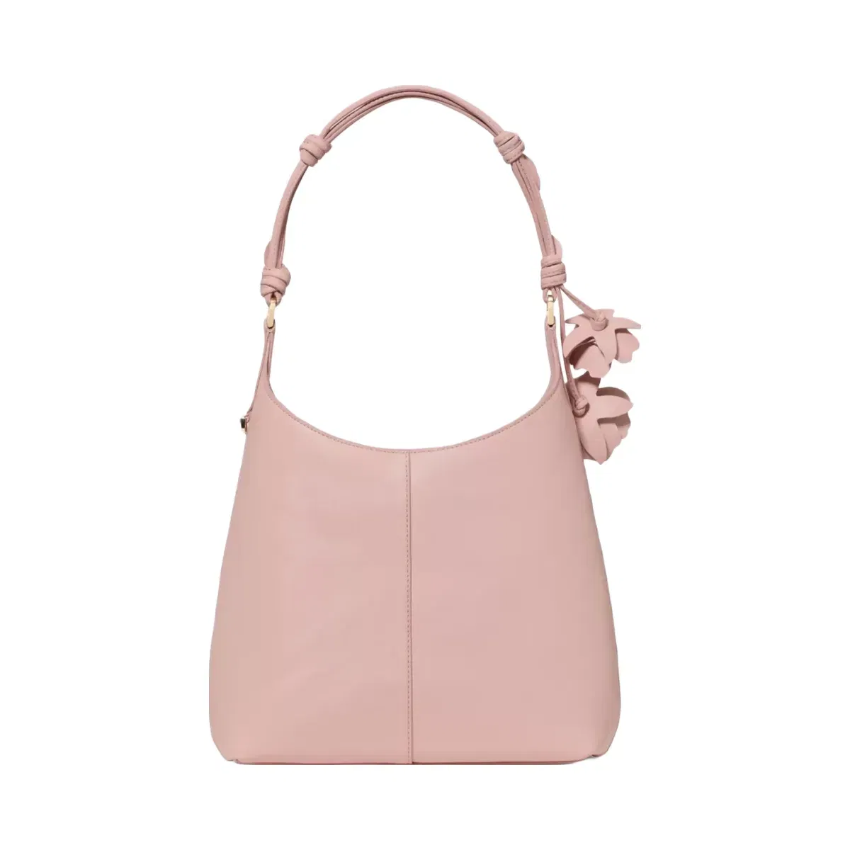 Kate Spade 454 Floral Handle Small Shoulder Bag Rose Smoke