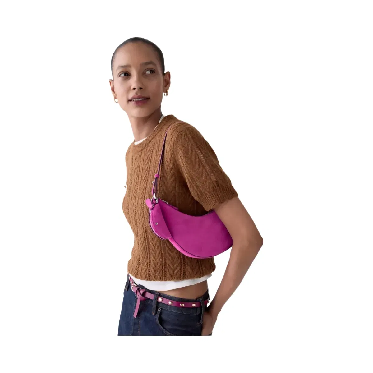 Kate Spade Duo Suede Mini Shoulder Bag Beet