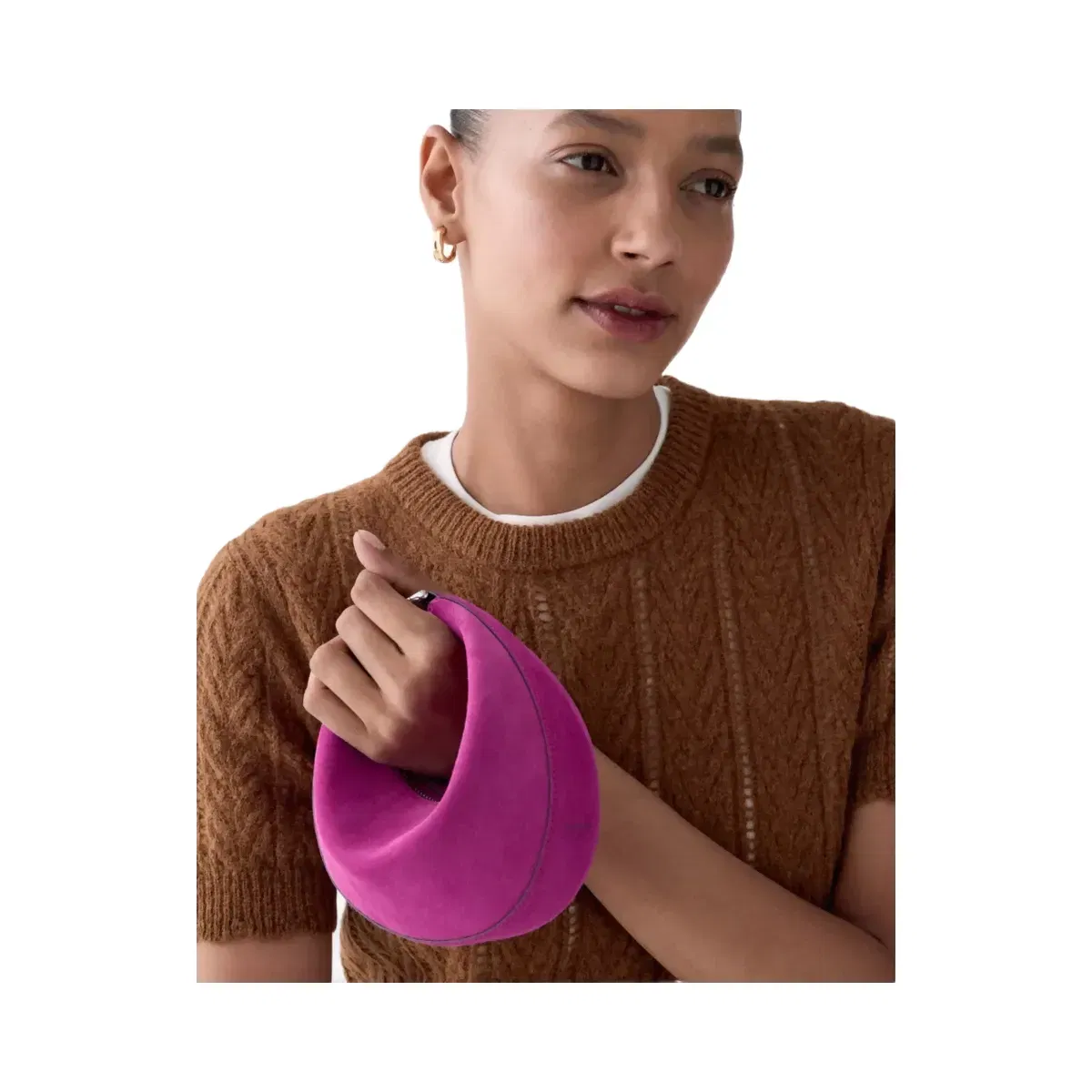 Kate Spade Duo Suede Mini Shoulder Bag Beet