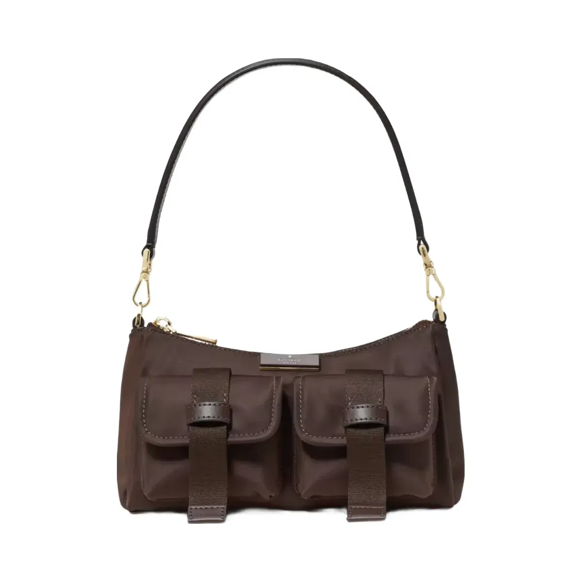 Kate Spade Carter Nylon Cargo Crossbody Bag Hot Fudge