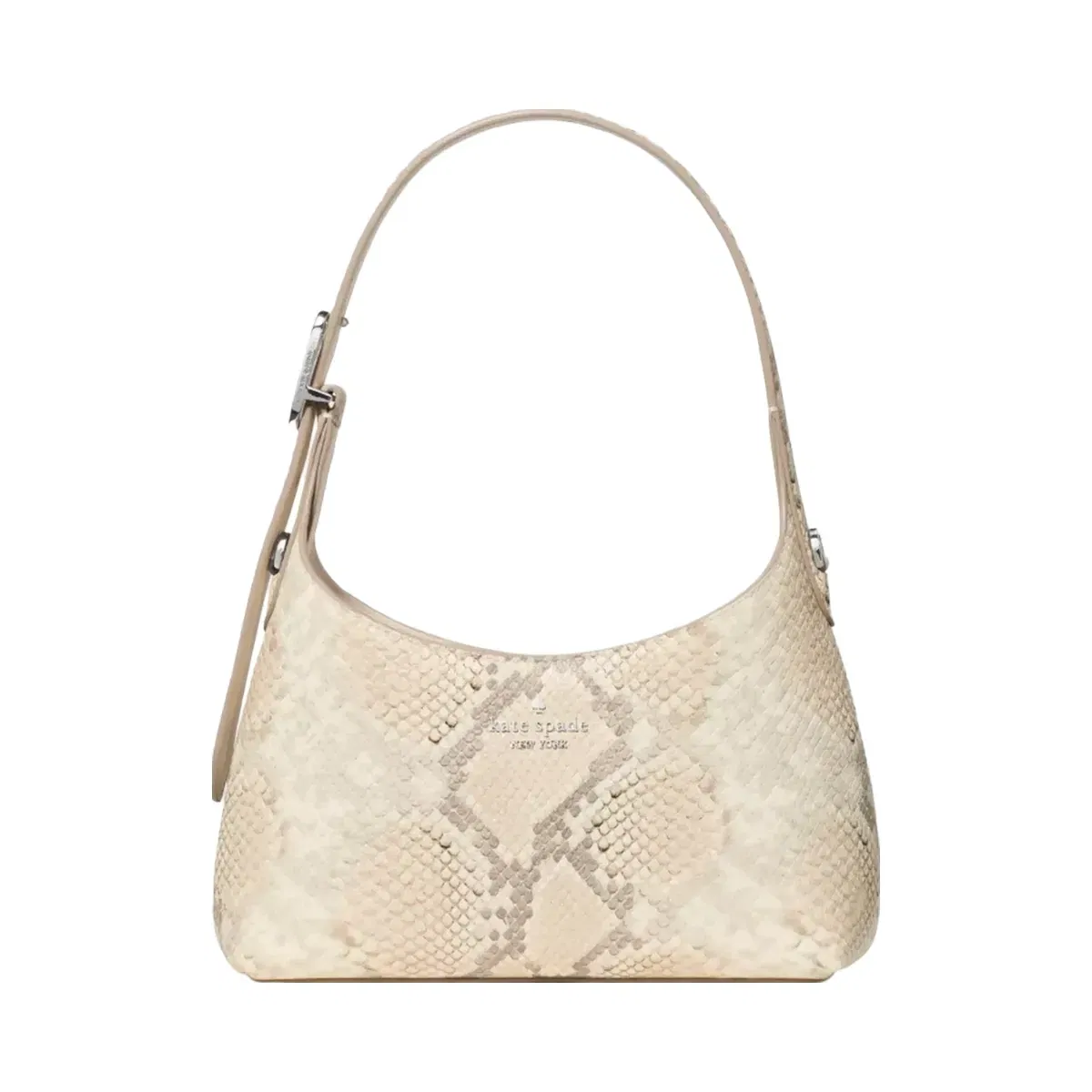 Kate Spade 454 Snake Embossed Mini Crossbody Bag Natural Multi