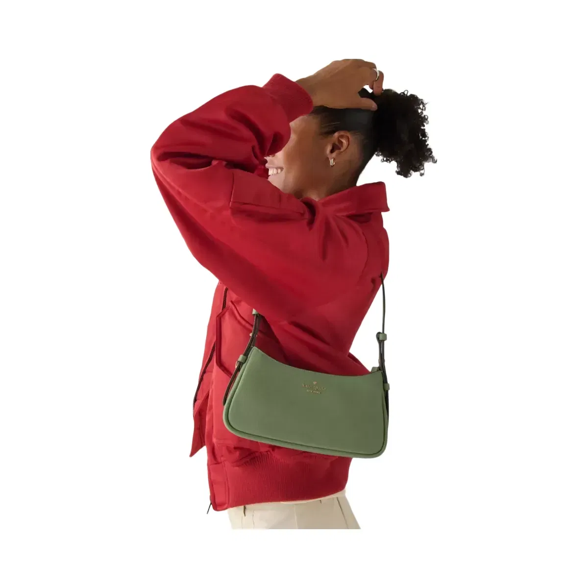 Kate Spade Juliette Small Shoulder Bag Cedar Stand