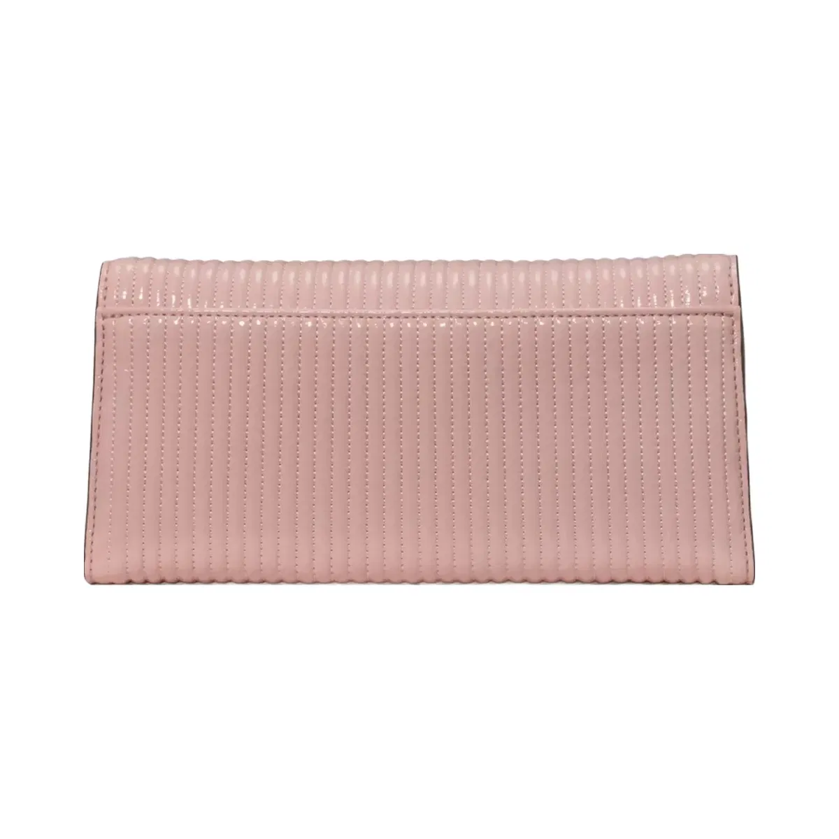 Kate Spade Scarlett Shiny Quilted Wallet On Chain Rose Smoke