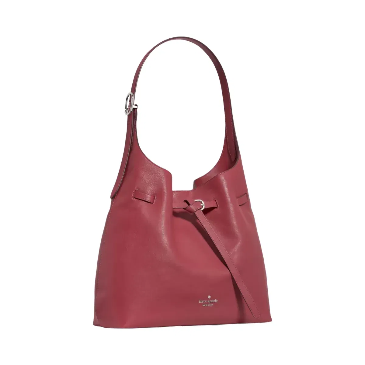 Kate Spade 454 Belted Large Shoulder Bag Red Jasper