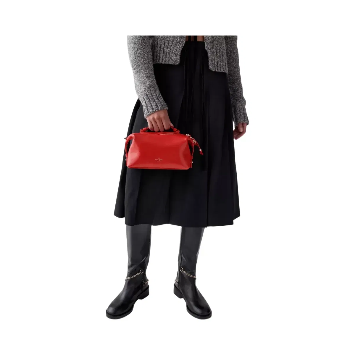 Kate Spade Billie Shiny Leather Crossbody Bag Ks Bright Red