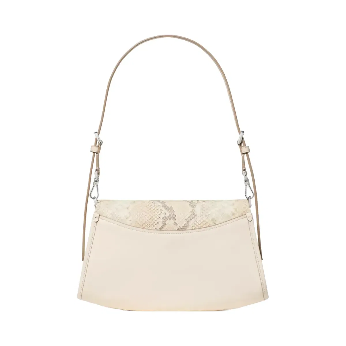 Kate Spade Ali Snake Embossed Shoulder Bag Natural Multi