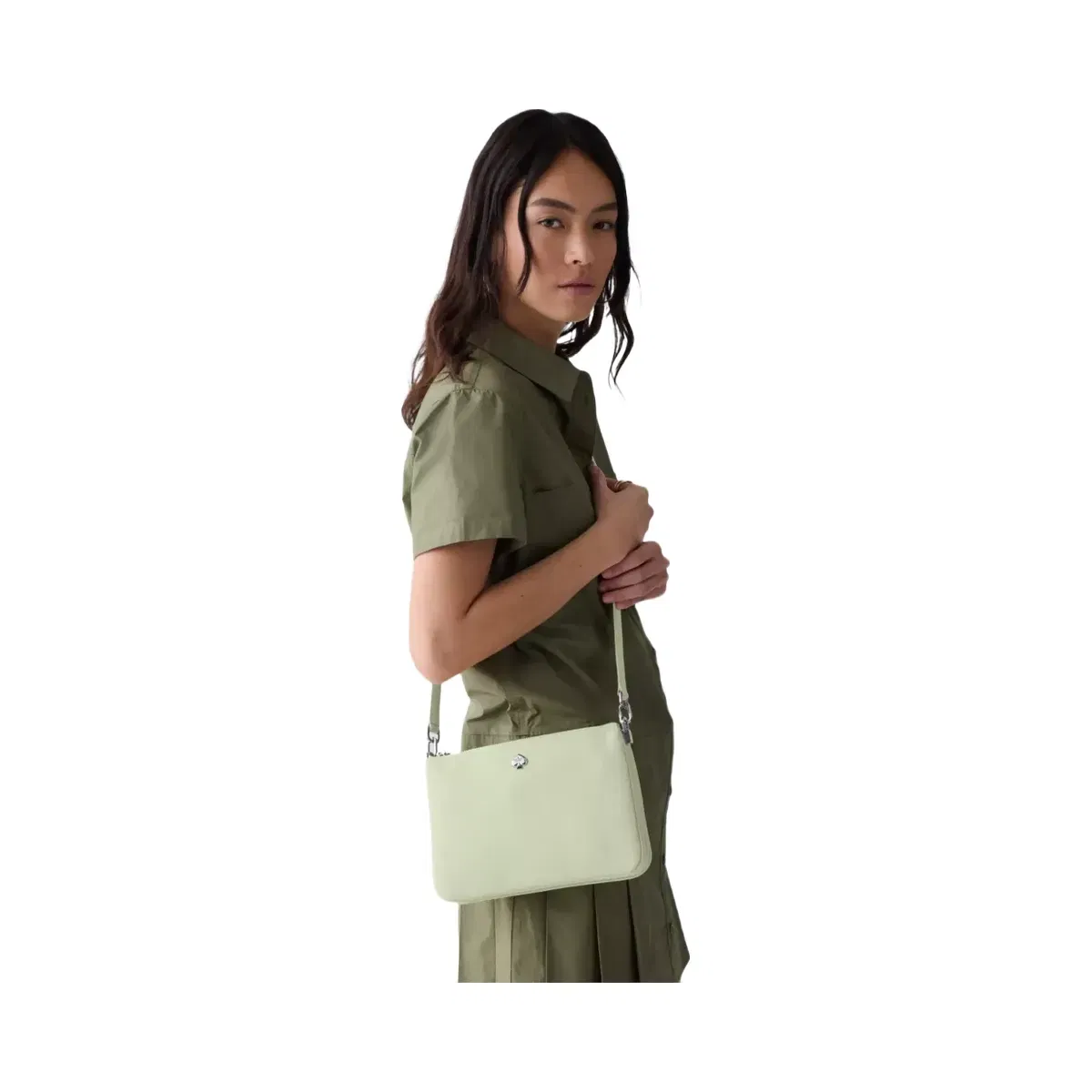 Kate Spade Kayla Triple Crossbody Bag Lime Frosting