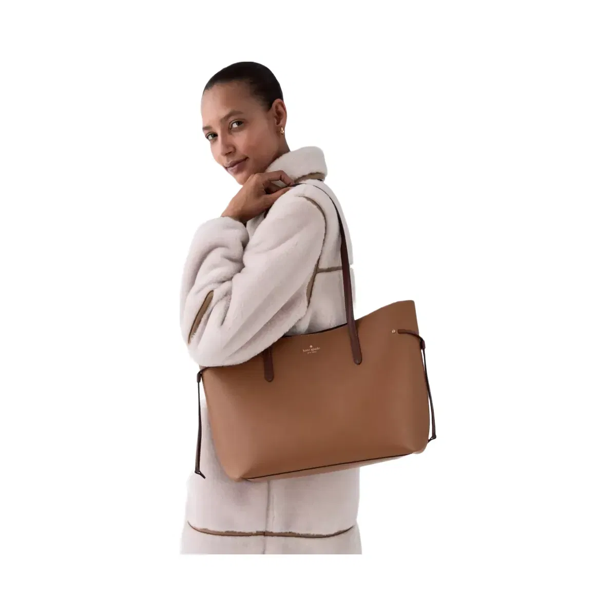Kate Spade Cleo Tote Bag Warm Gingerbread Multi