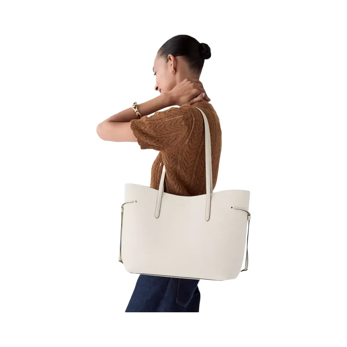 Kate Spade Cleo Tote Bag Cashew Milk Multi