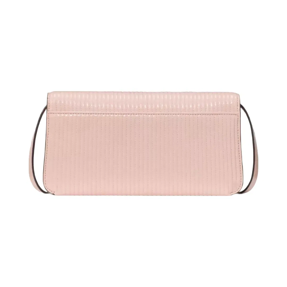 Kate Spade Ivy Shiny Quilted Crossbody Bag Rose Smoke