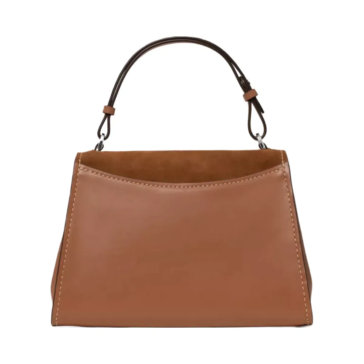 Kate Spade Riley Suede Top Handle Bag Warm Gingerbread