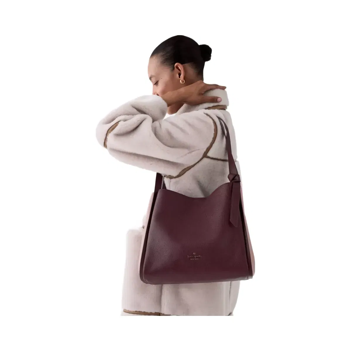 Kate Spade Knott Colorblock Large Carryall Grenache Multi