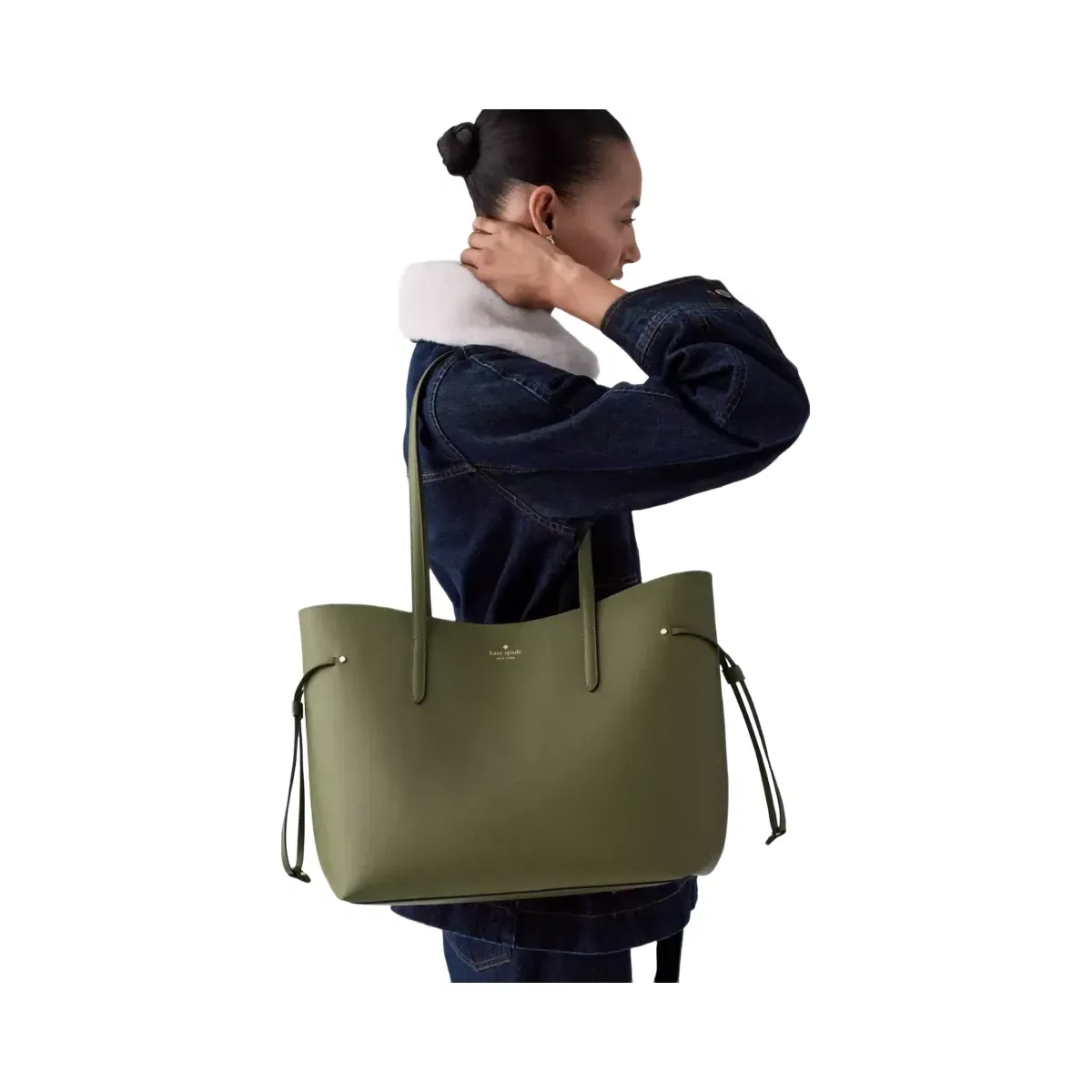 Kate Spade Cleo Tote Bag Enchanted Green