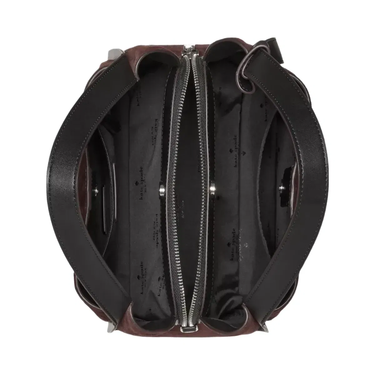 Kate Spade Knott Suede Carryall Bag Hot Fudge