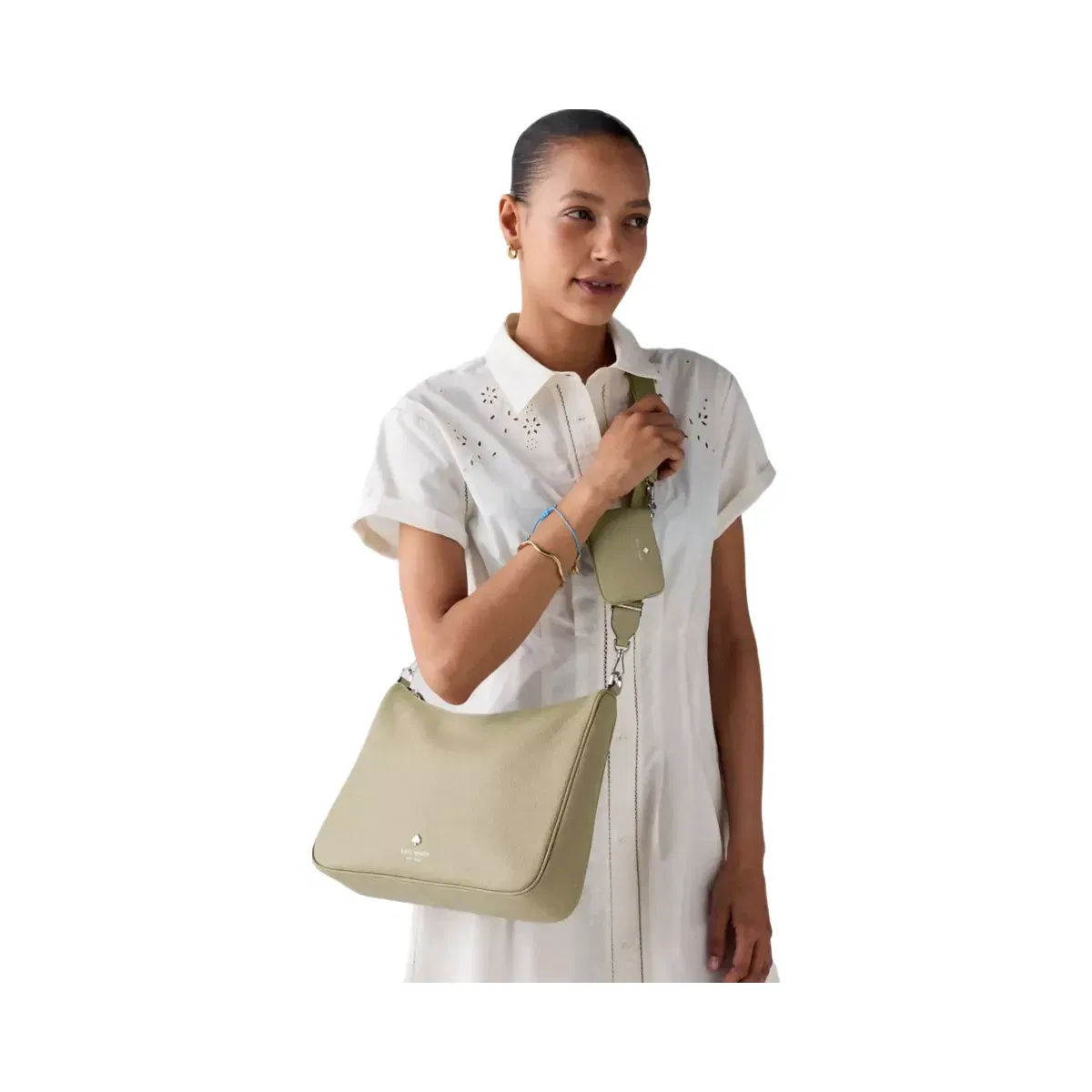 Kate Spade Emma Large Crossbody Bag Elm