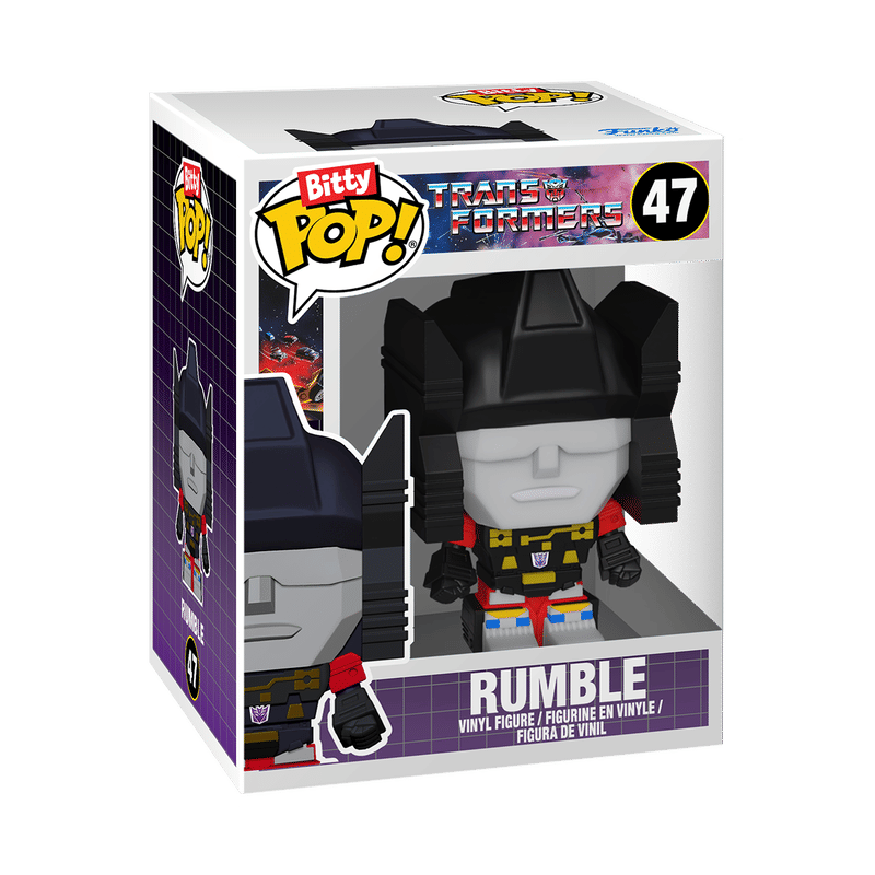 Bitty Pop! Bitty Bot Soundwave with Rumble