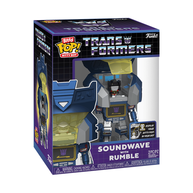 Bitty Pop! Bitty Bot Soundwave with Rumble