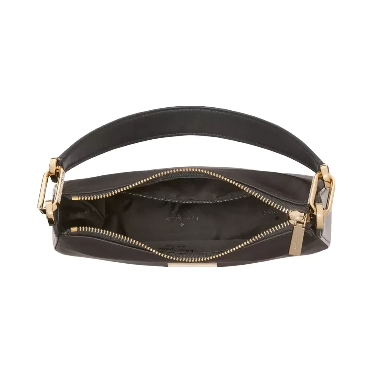 Kate Spade Nina Satin Shoulder Bag Black