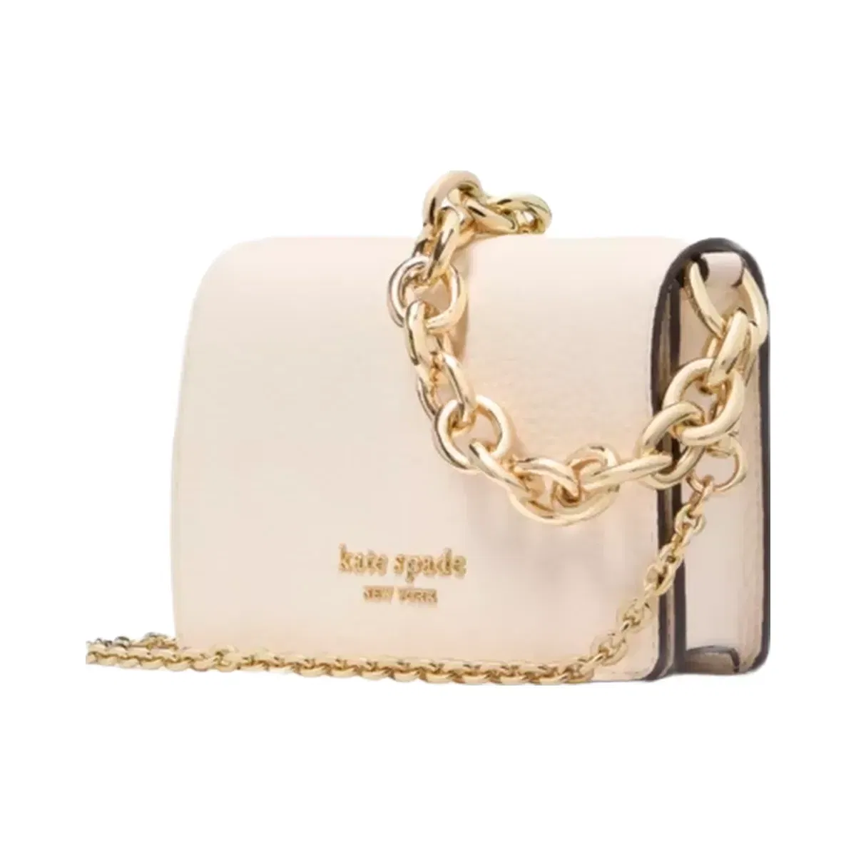 Kate Spade Natasha Chain Card Case Crossbody Parchment