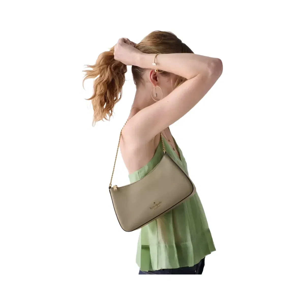 Kate Spade Margot Medium Convertible Crossbody Oyster Shell