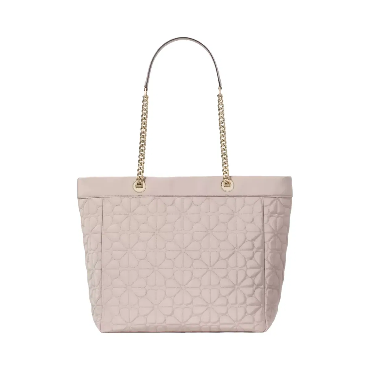 Kate Spade Spade Flower Quilted Fabric XL Tote Cozy Grey