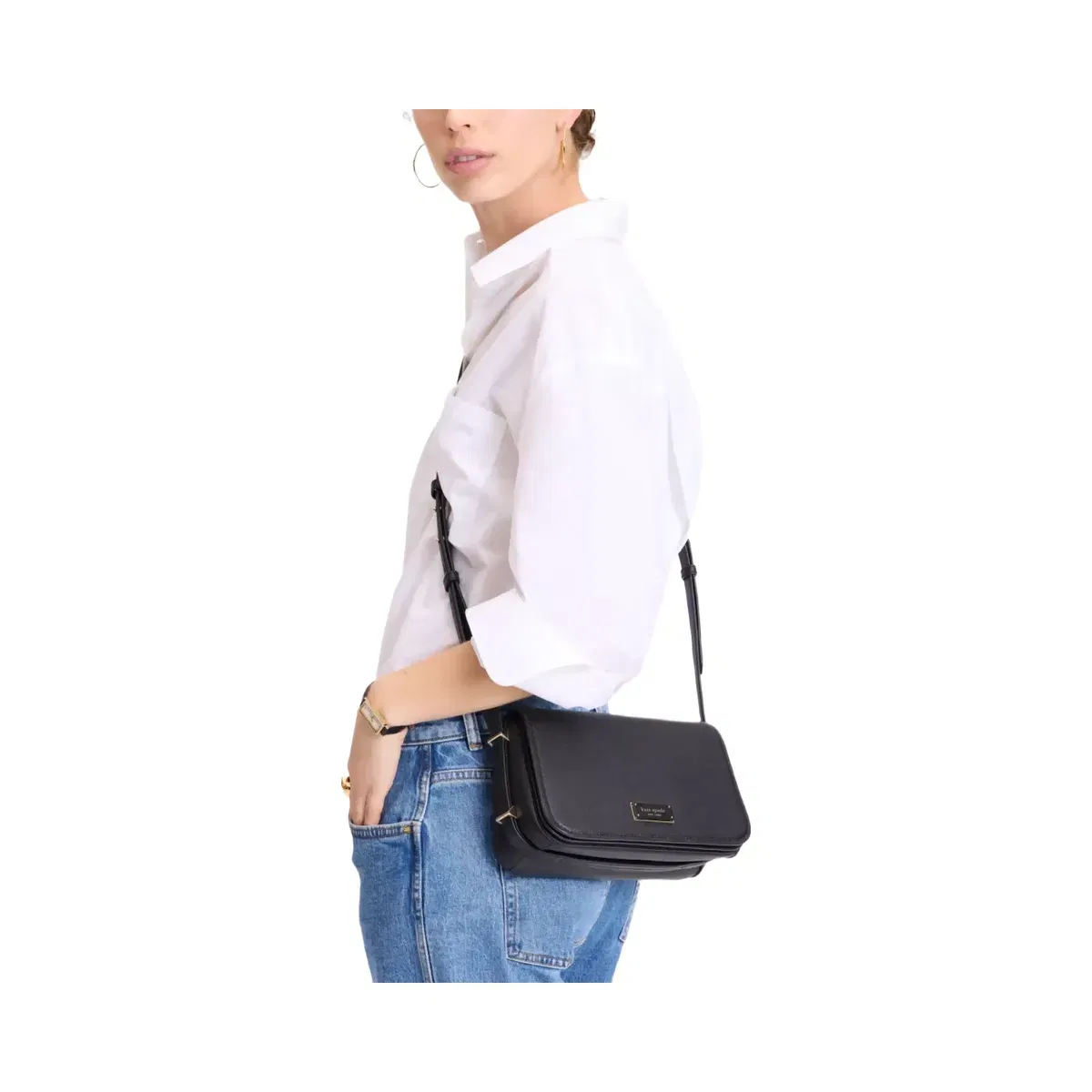 Kate Spade Liv Crossbody Bag Black
