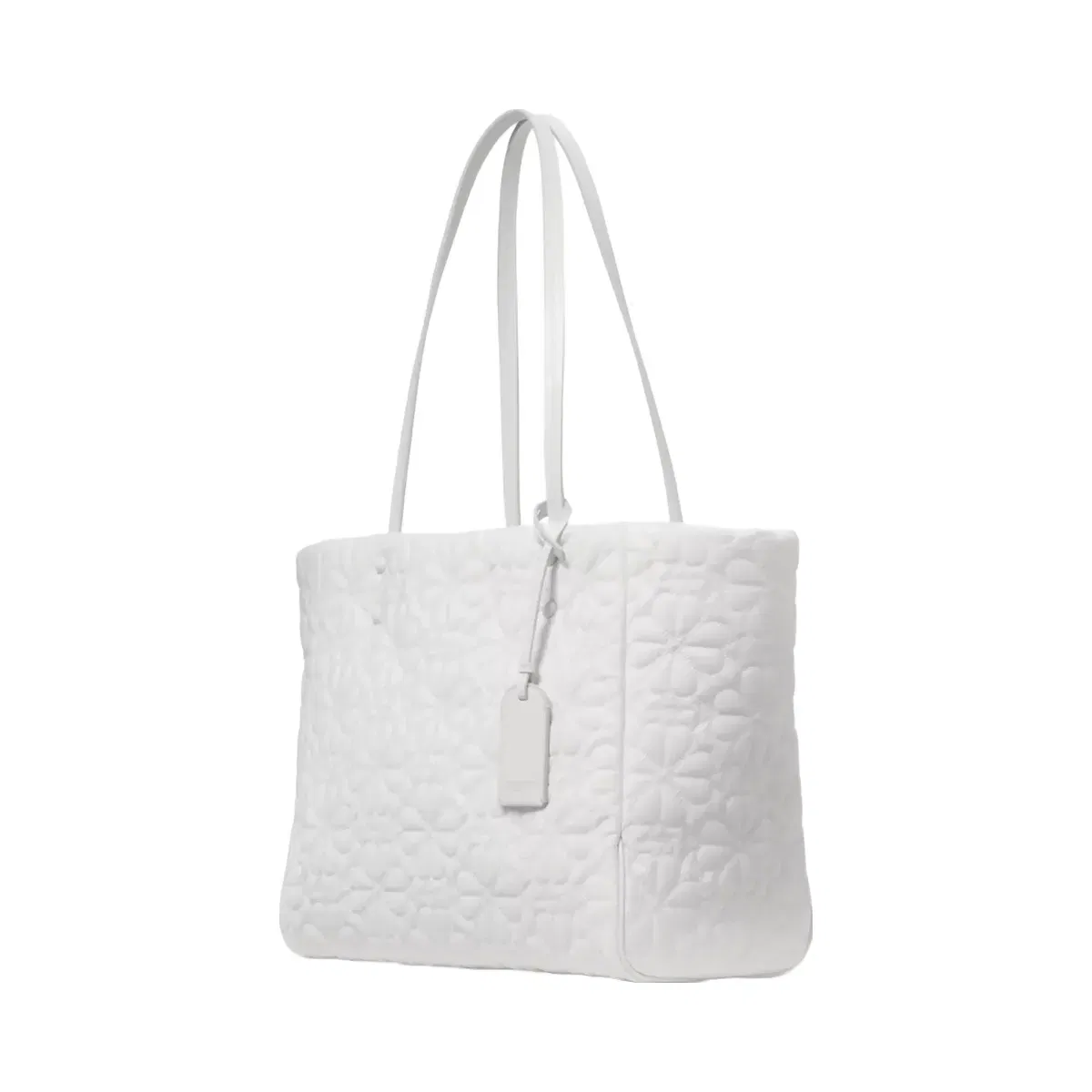 Kate Spade Tilly Quilted Medium Tote Bag White Dove