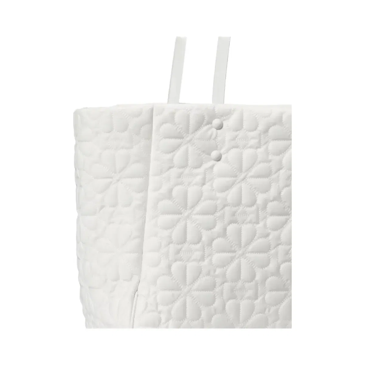 Kate Spade Tilly Quilted Medium Tote Bag White Dove
