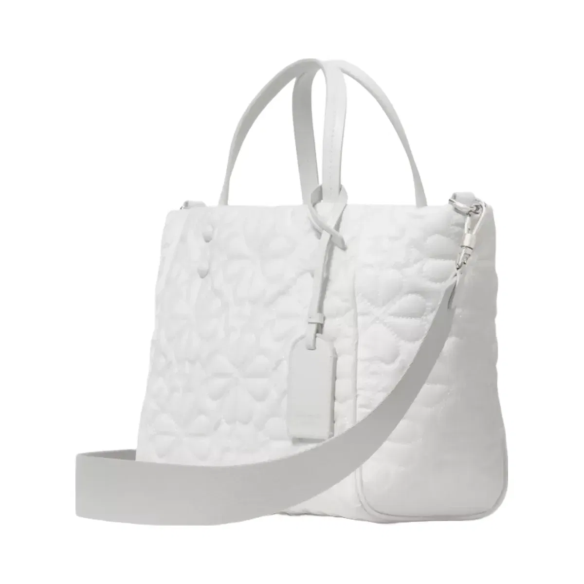 Kate Spade Tilly Quilted Small Tote Bag White Dove