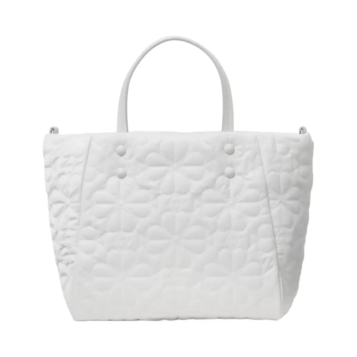 Kate Spade Tilly Quilted Small Tote Bag White Dove