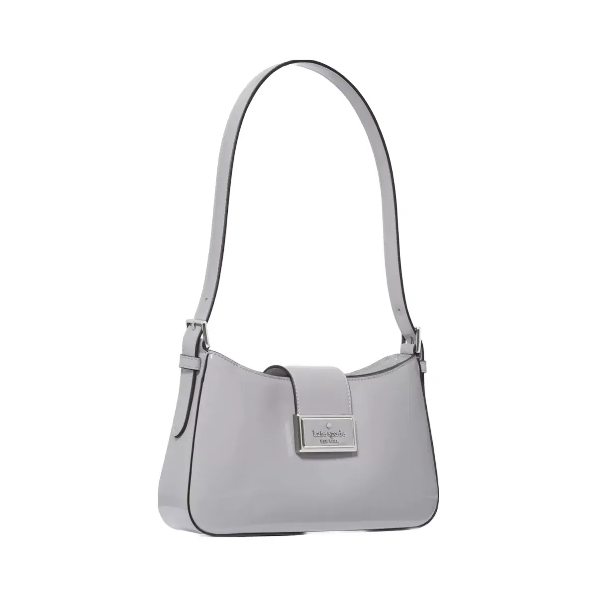 Kate Spade Reegan Patent Fabric Small Shoulder Bag Pavement