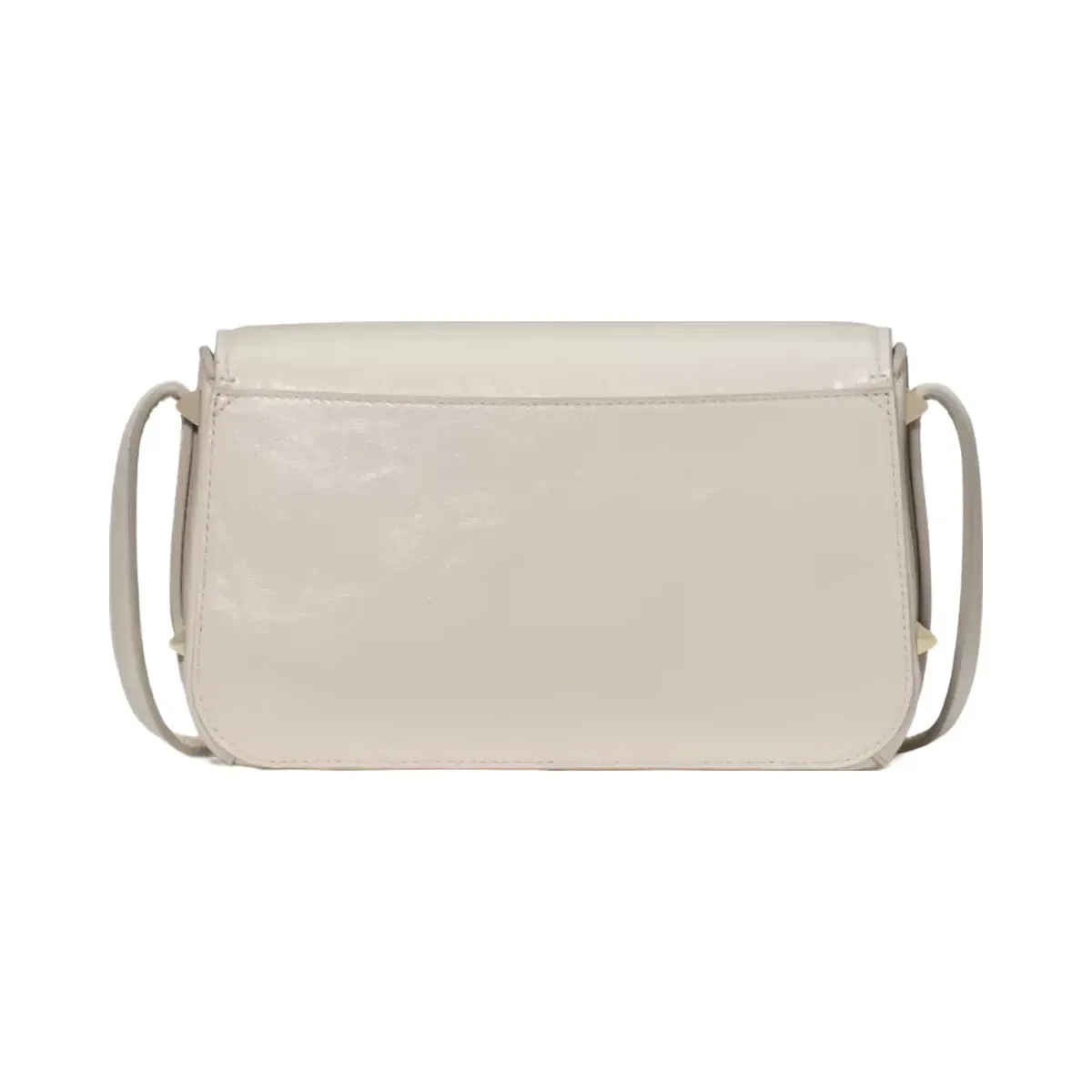 Kate Spade Liv Crinkle Patent Crossbody Bag Cashew Milk