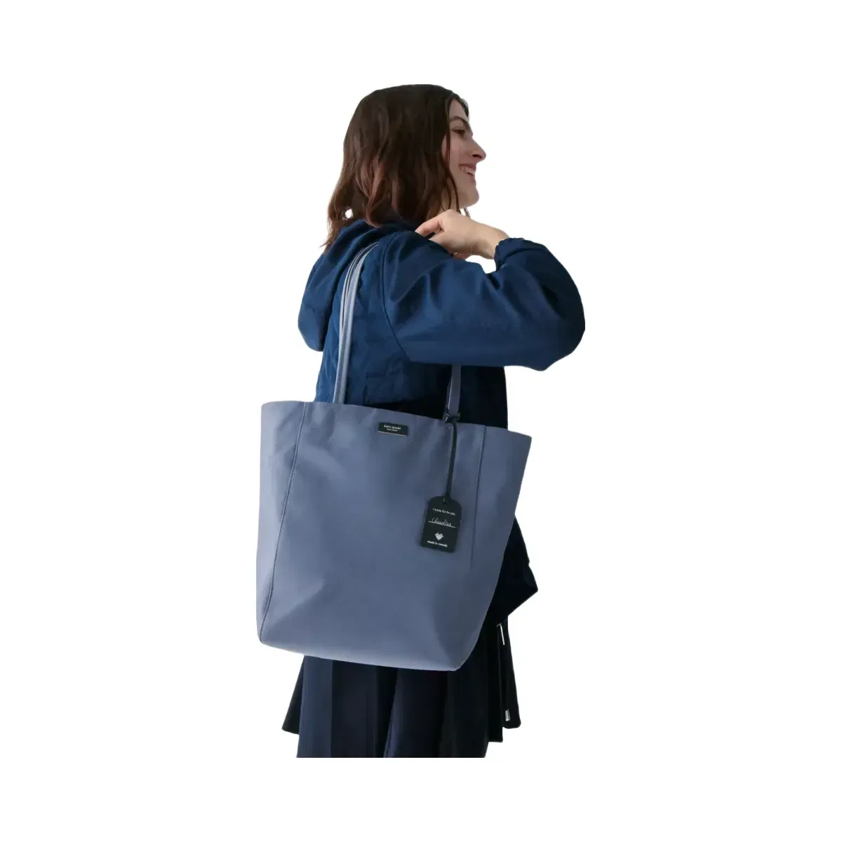 Kate Spade On Purpose Large Tote Bag Cinder Grey