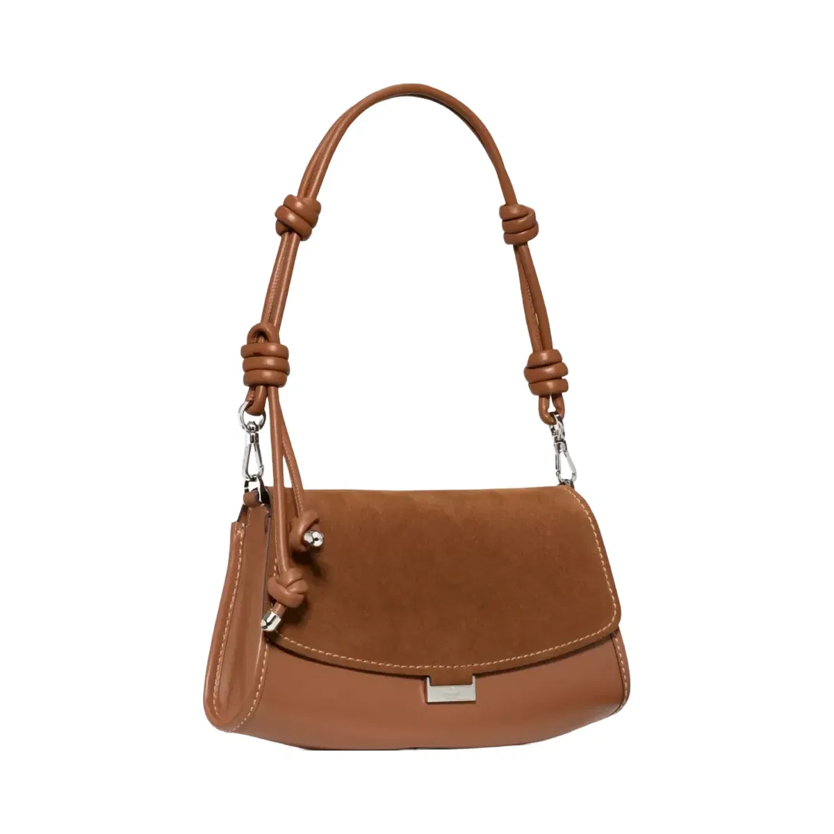 Kate Spade Ali Suede Shoulder Bag Warm Gingerbread
