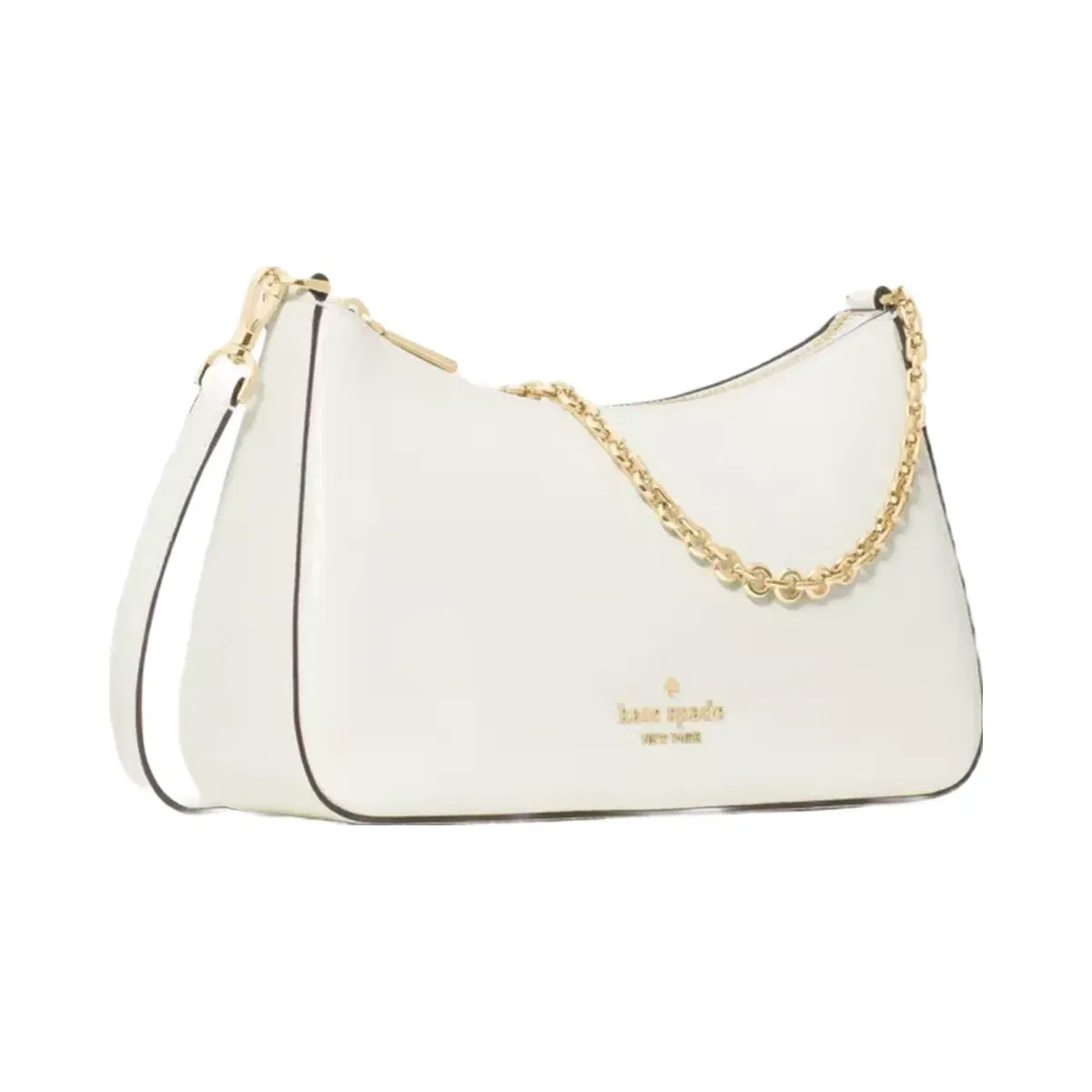 Kate Spade Margot Textured Leather Medium Convertible Crossbody Meringue
