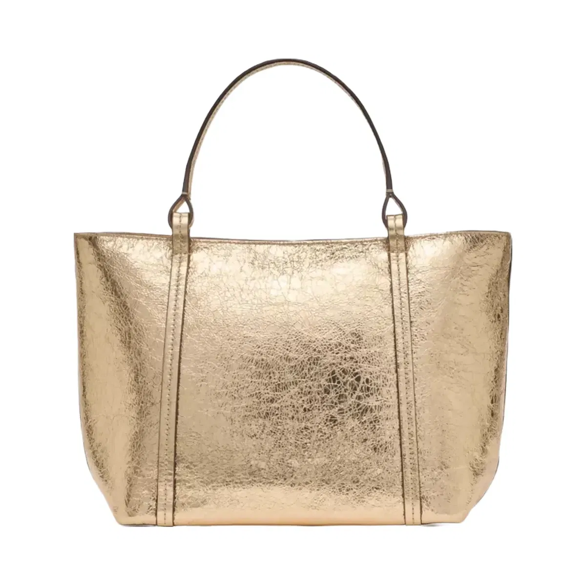 Kate Spade Marlowe Metallic Small Tote Bag Gold