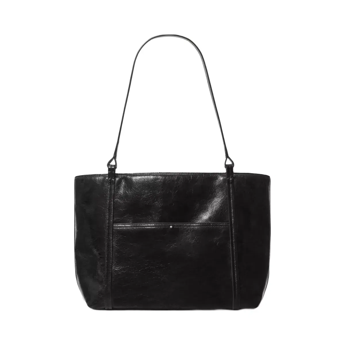 Kate Spade Marlowe Shiny Leather Tote Bag Black