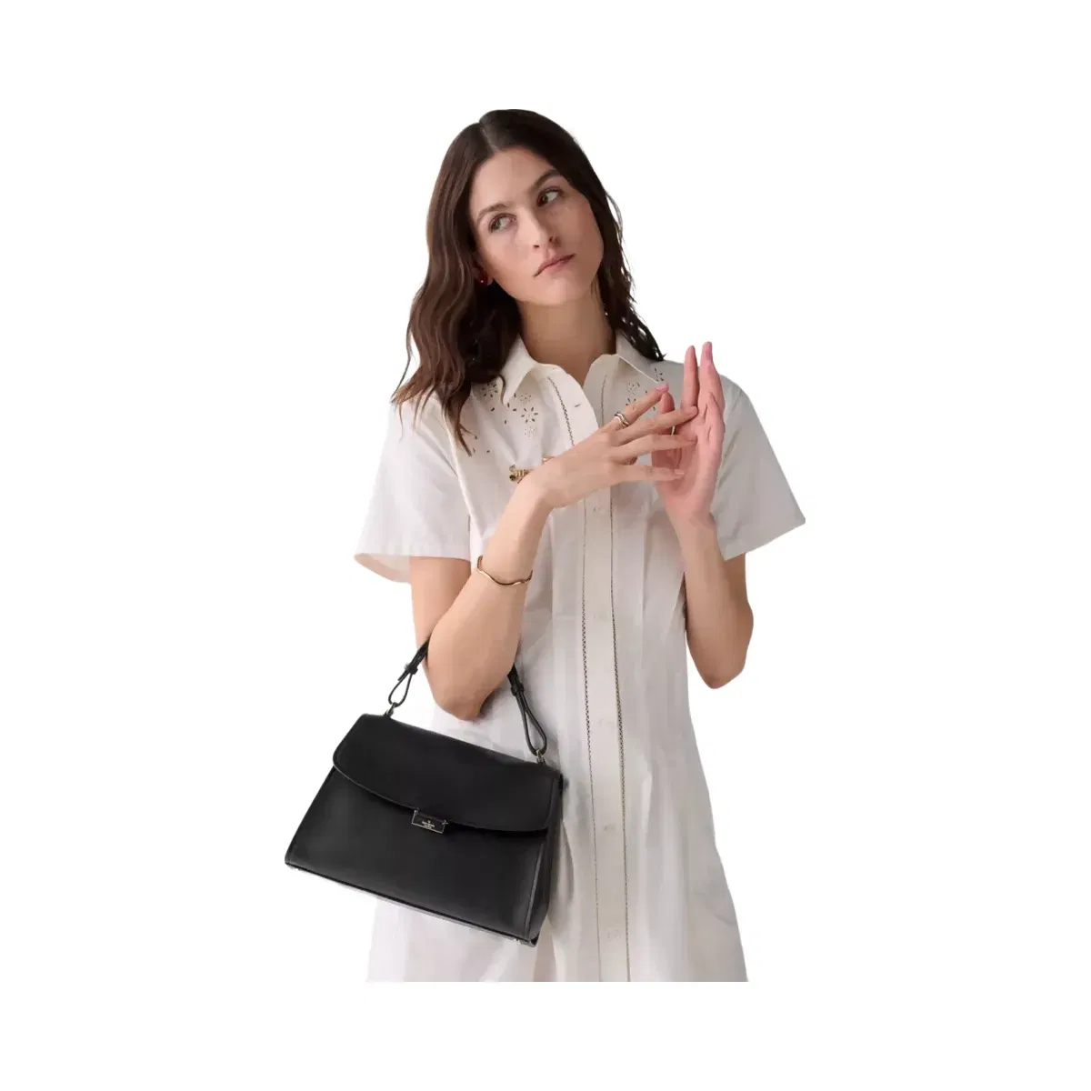 Kate Spade Riley Top Handle Bag Black