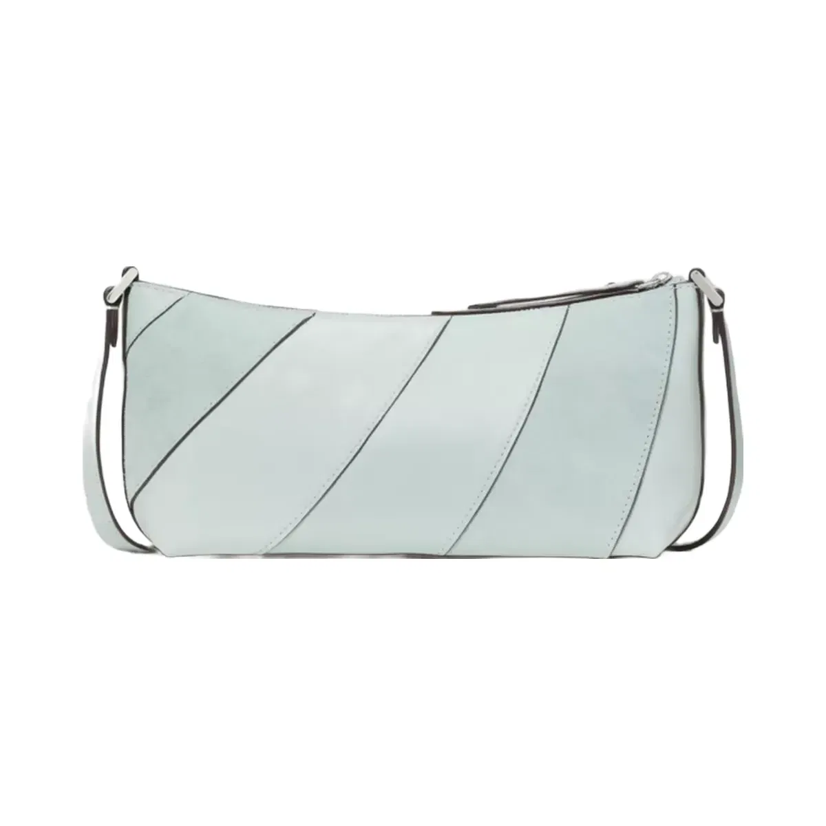 Kate Spade Lenox Suede Mix Mini Crossbody Bag Lake Mist Multi