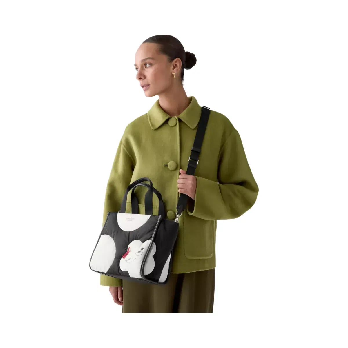 Kate Spade Kip Monsters Small Tote Bag Black Multi