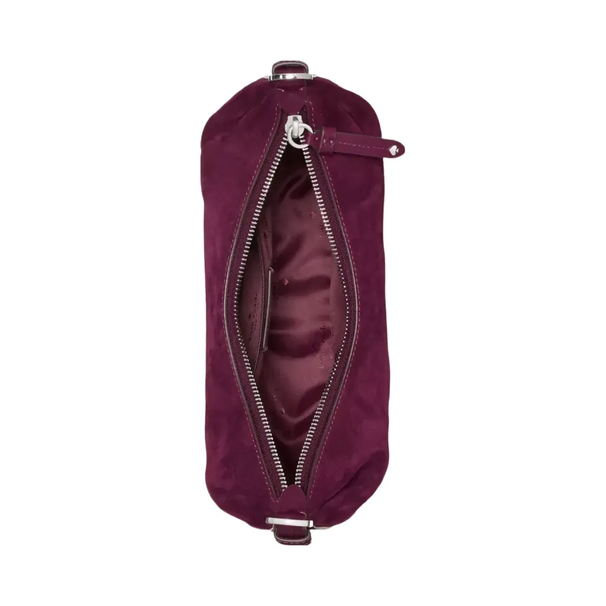 Kate Spade Selene Suede Shoulder Bag Deep Cherry