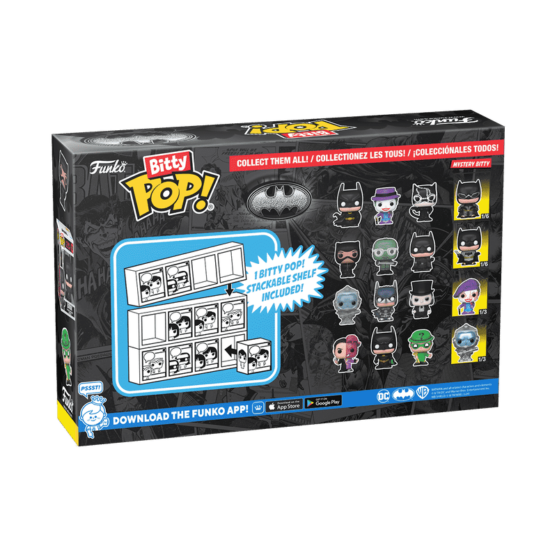 Bitty Pop! Batman 85th Anniversary 4-Pack Series 4