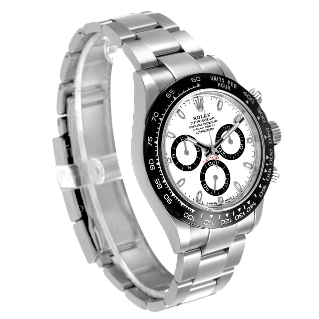 Cosmograph Daytona 'Panda' (Reference 116500LN). A 40mm stainless steel automatic wristwatch with chronograph. 2016