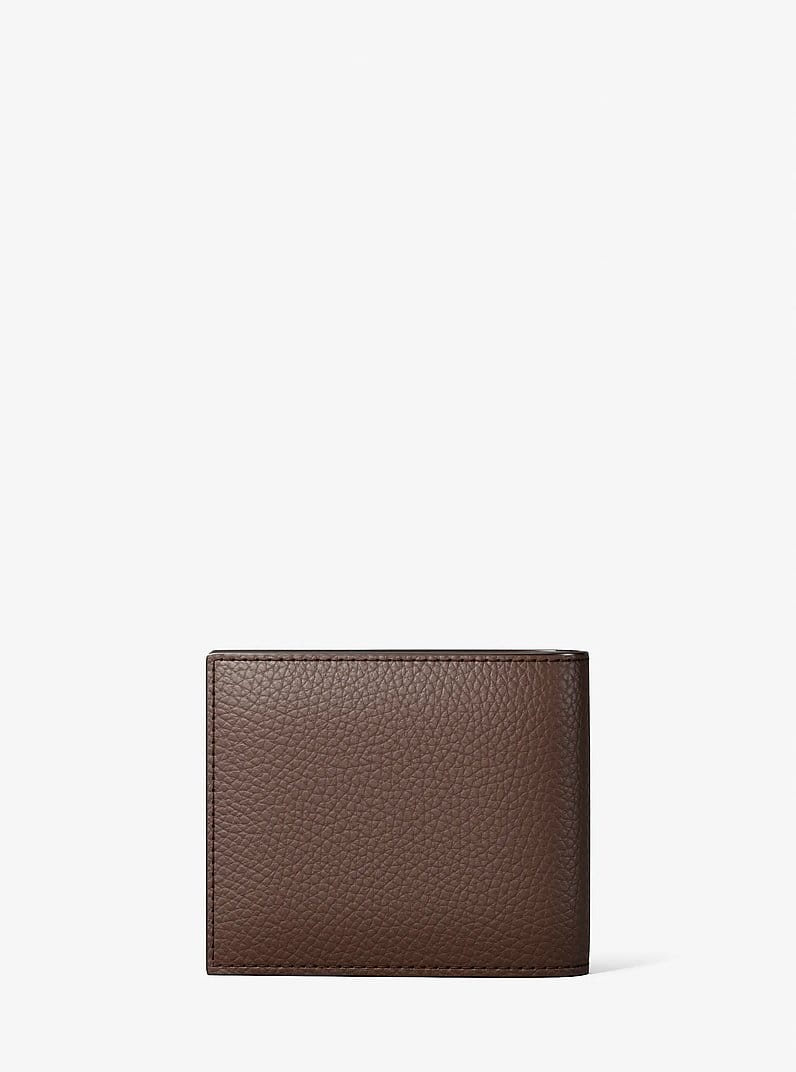 Cooper Pebbled Leather Billfold Wallet With Passcase