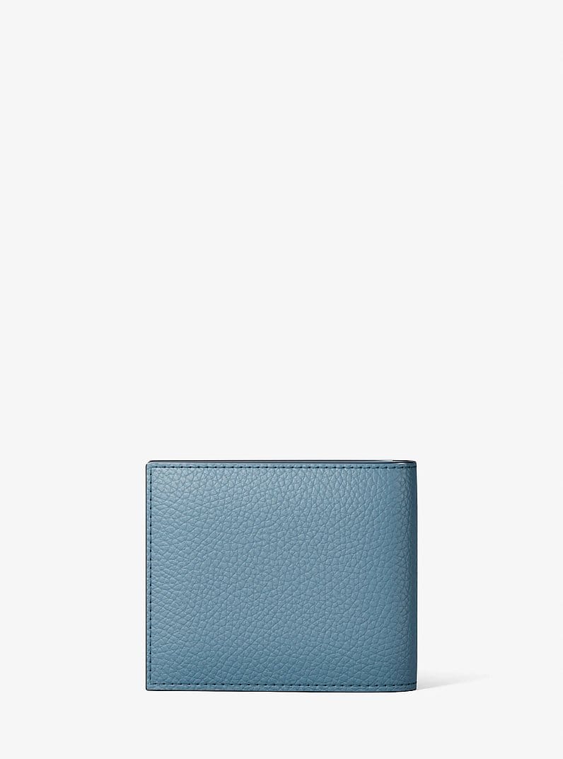 Cooper Pebbled Leather Billfold Wallet With Passcase