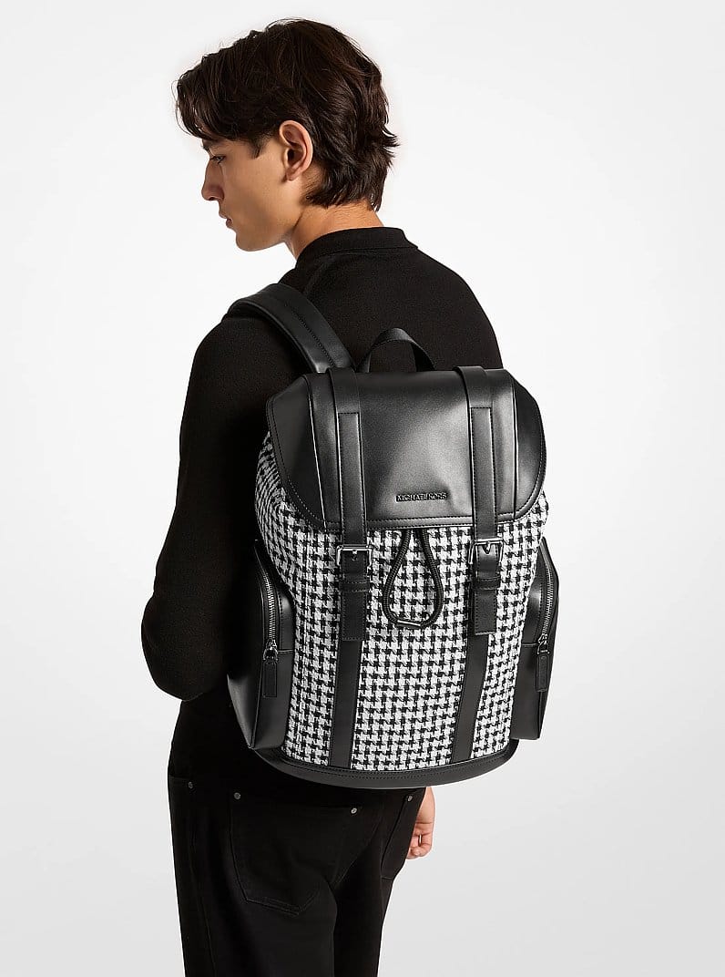 Cooper Houndstooth City Backpack