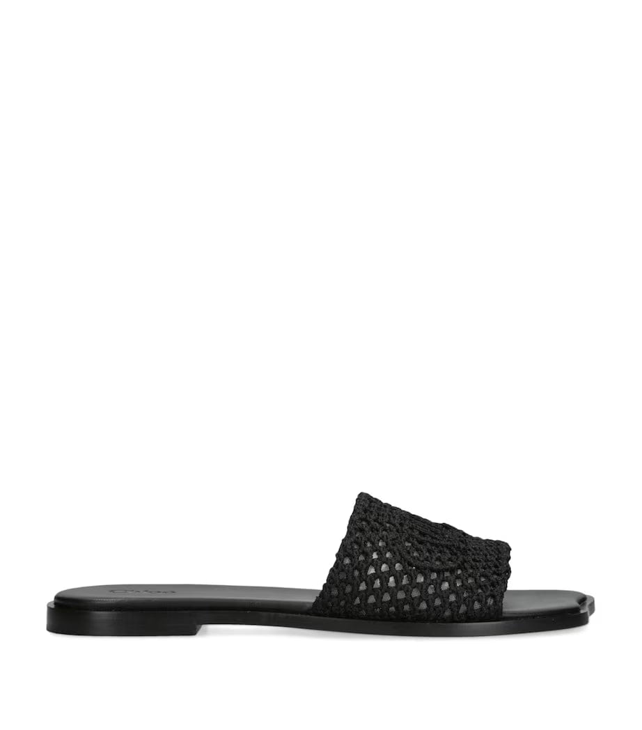 Chloé Crochet Soleil Slides