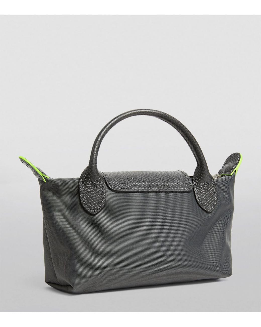Longchamp Le Pliage Black Pouch With Handle Chestnut